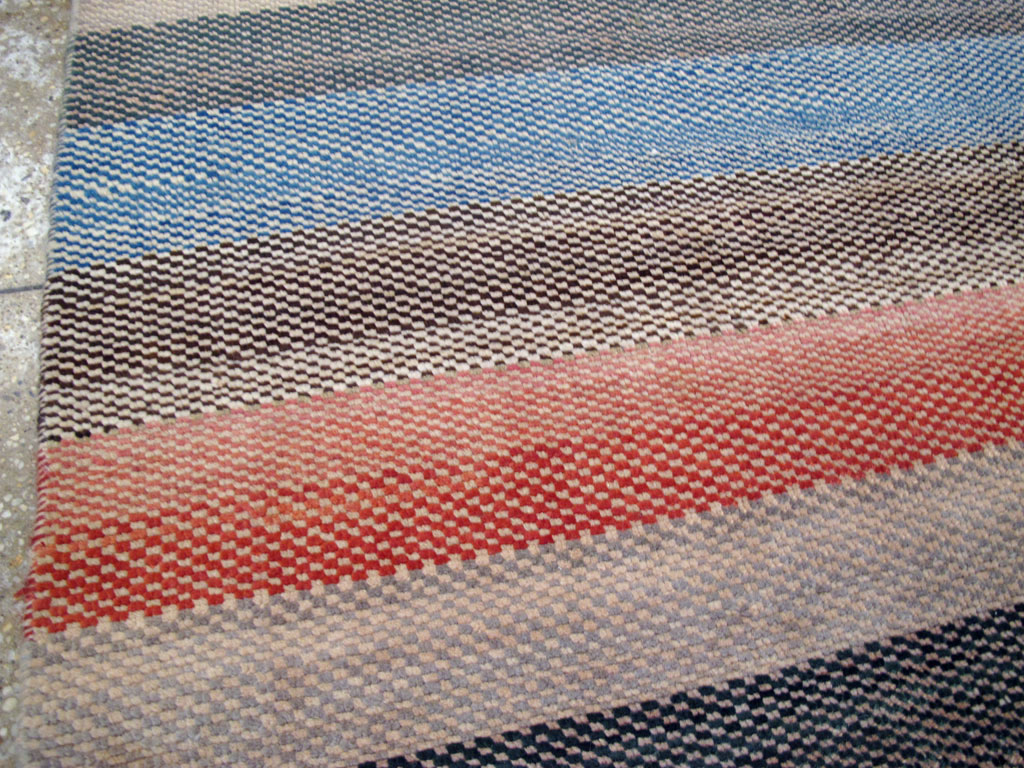 Vintage Persian Malayer Modernist Rug, No.23696 - Galerie Shabab