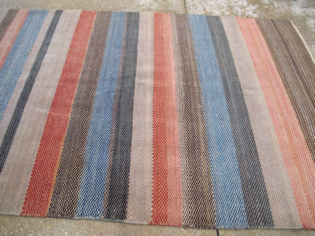 Vintage Persian Malayer Modernist Rug, No.23696 - Galerie Shabab