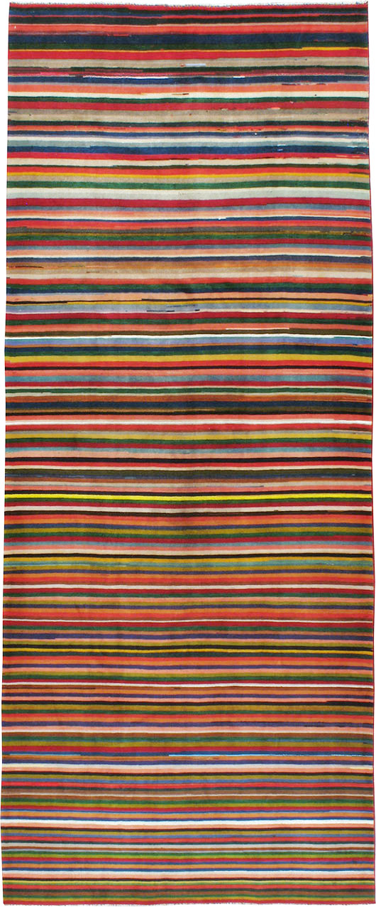 Vintage Persian Malayer Gallery Runner, No.23698 - Galerie Shabab