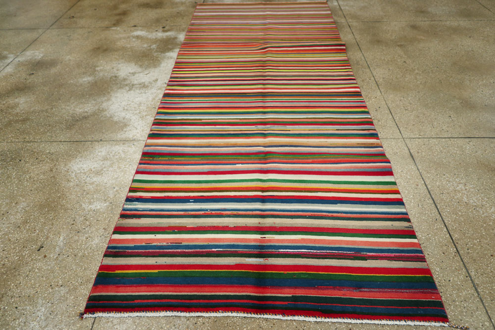 Vintage Persian Malayer Gallery Runner, No.23698 - Galerie Shabab