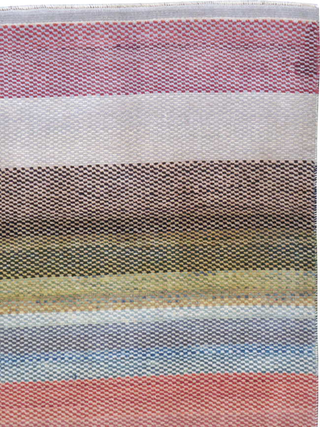 Vintage Persian Malayer Modernist Rug, No.23699 - Galerie Shabab
