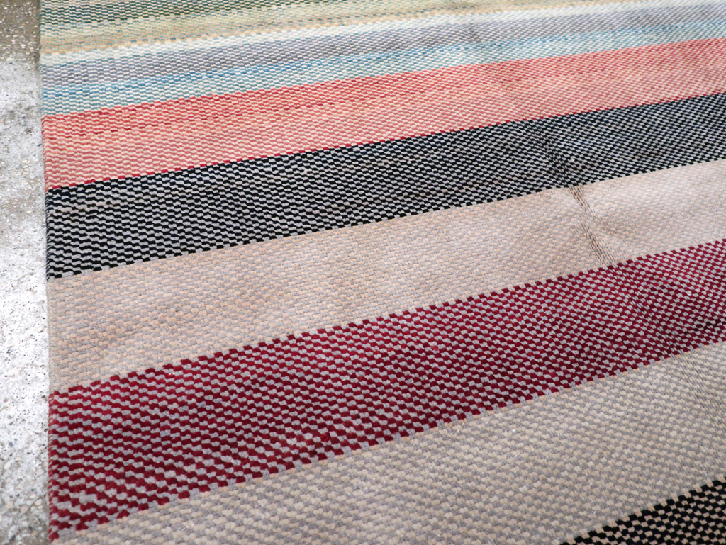 Vintage Persian Malayer Modernist Rug, No.23699 - Galerie Shabab