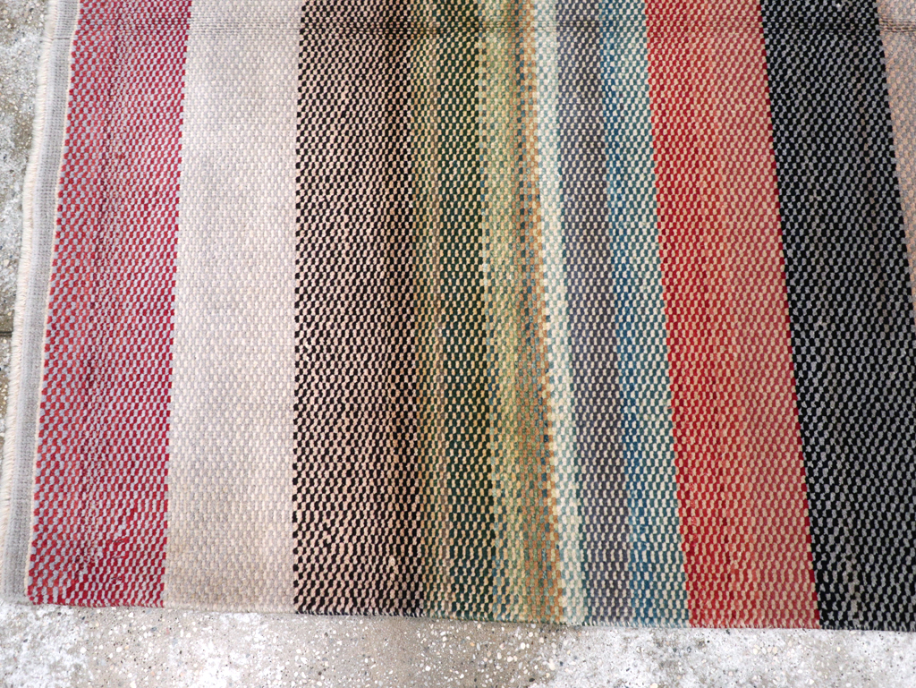 Vintage Persian Malayer Modernist Rug, No.23699 - Galerie Shabab