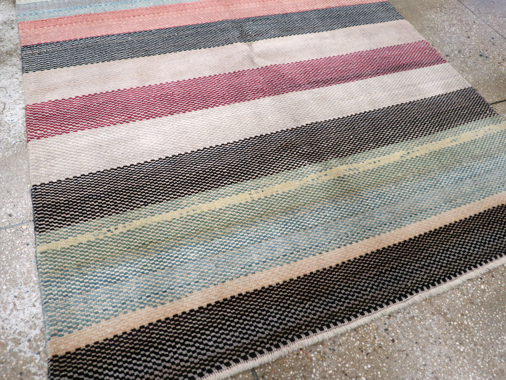 Vintage Persian Malayer Modernist Rug, No.23699 - Galerie Shabab