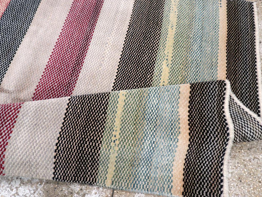 Vintage Persian Malayer Modernist Rug, No.23699 - Galerie Shabab