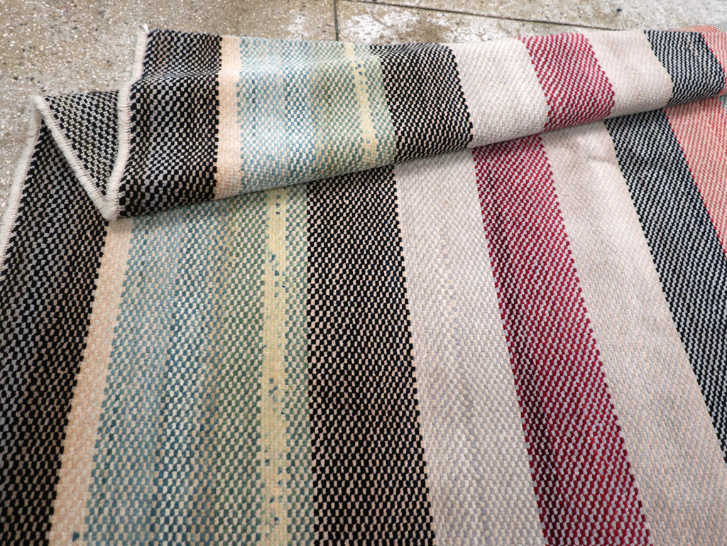 Vintage Persian Malayer Modernist Rug, No.23699 - Galerie Shabab