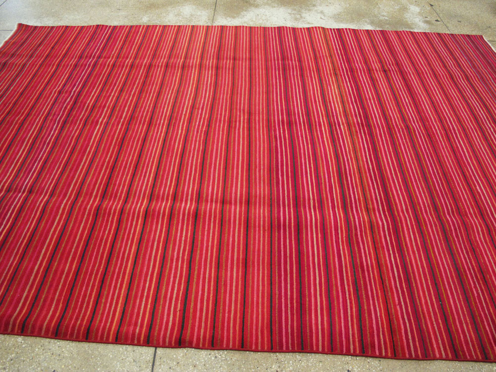 Vintage Persian Kashan Modernist Carpet, No.23700 - Galerie Shabab