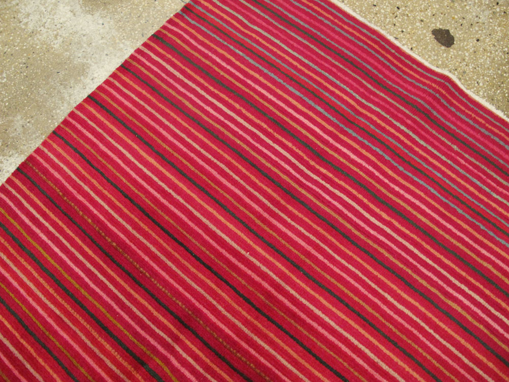 Vintage Persian Kashan Modernist Carpet, No.23700 - Galerie Shabab