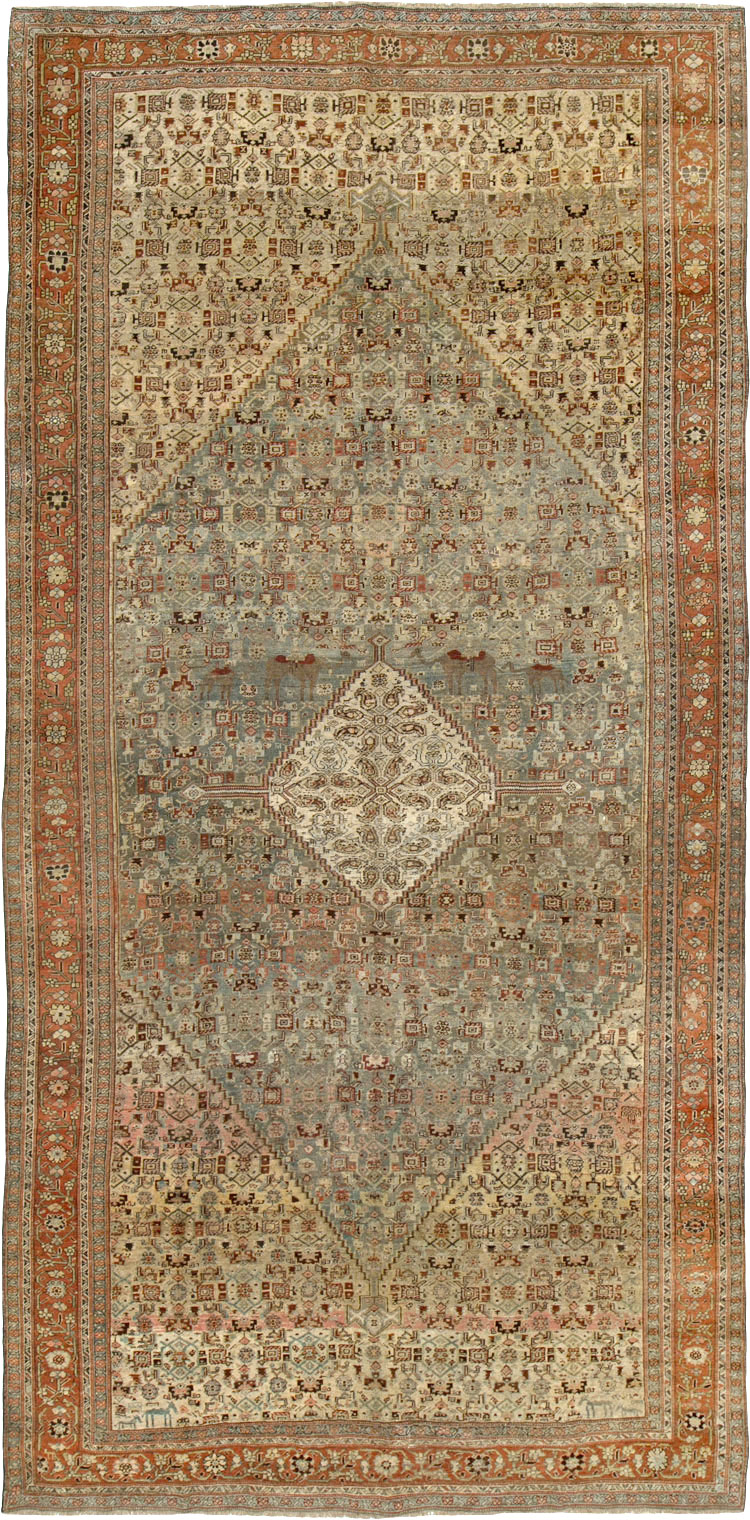 Antique Persian Bidjar Carpet, No.23701 - Galerie Shabab