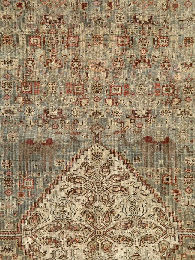 Antique Persian Bidjar Carpet, No.23701 - Galerie Shabab