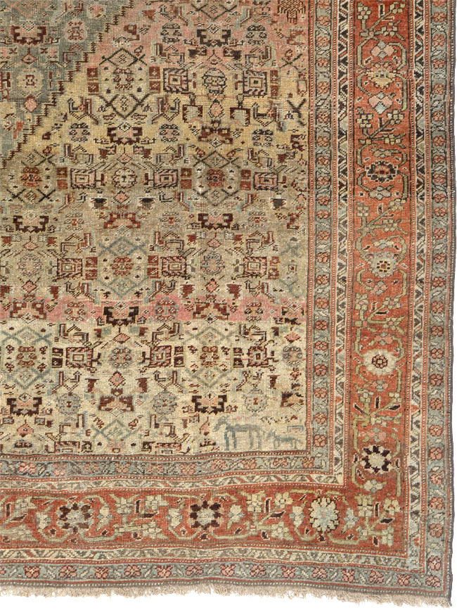 Antique Persian Bidjar Carpet, No.23701 - Galerie Shabab