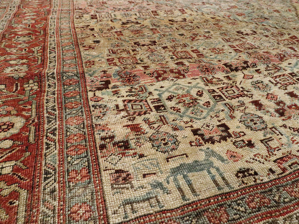 Antique Persian Bidjar Carpet, No.23701 - Galerie Shabab