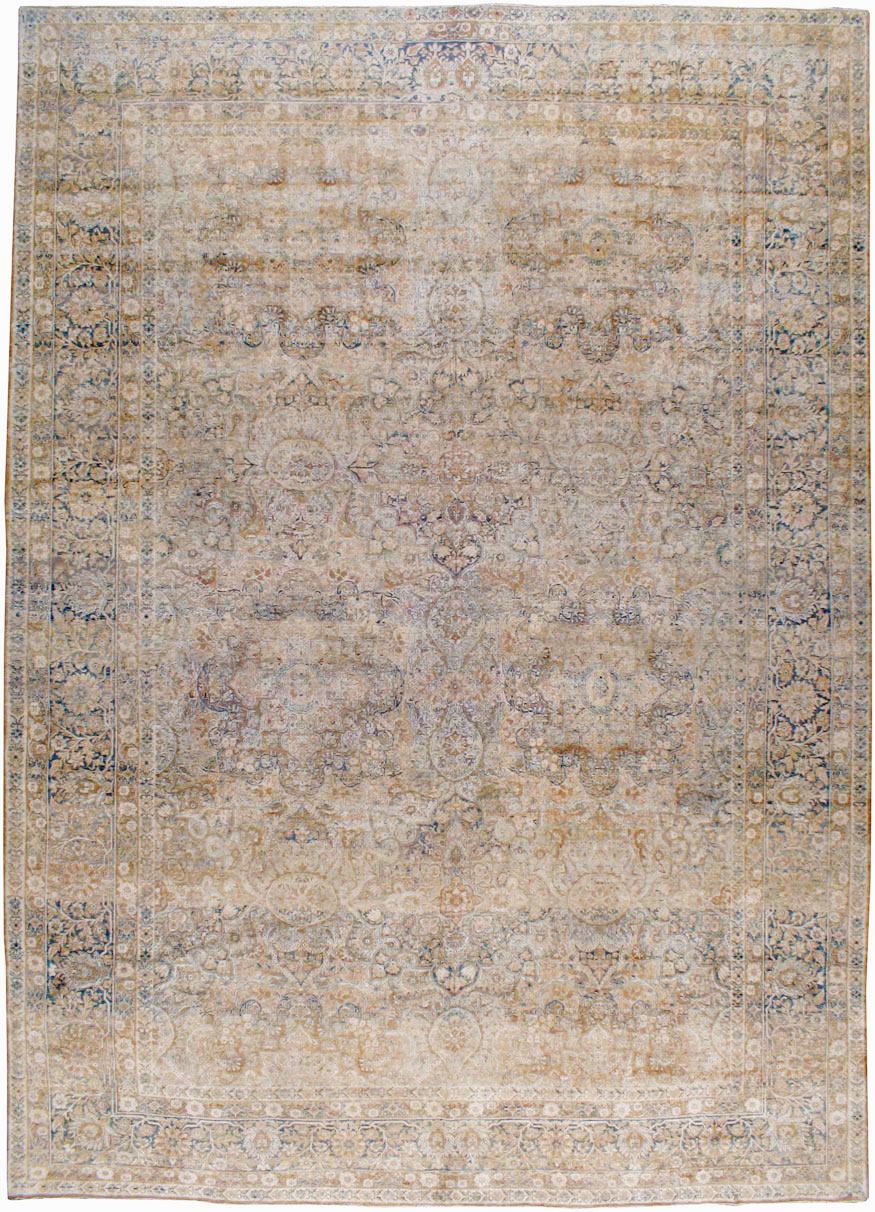 Antique Persian Lavar Kerman Carpet, No.23704 - Galerie Shabab