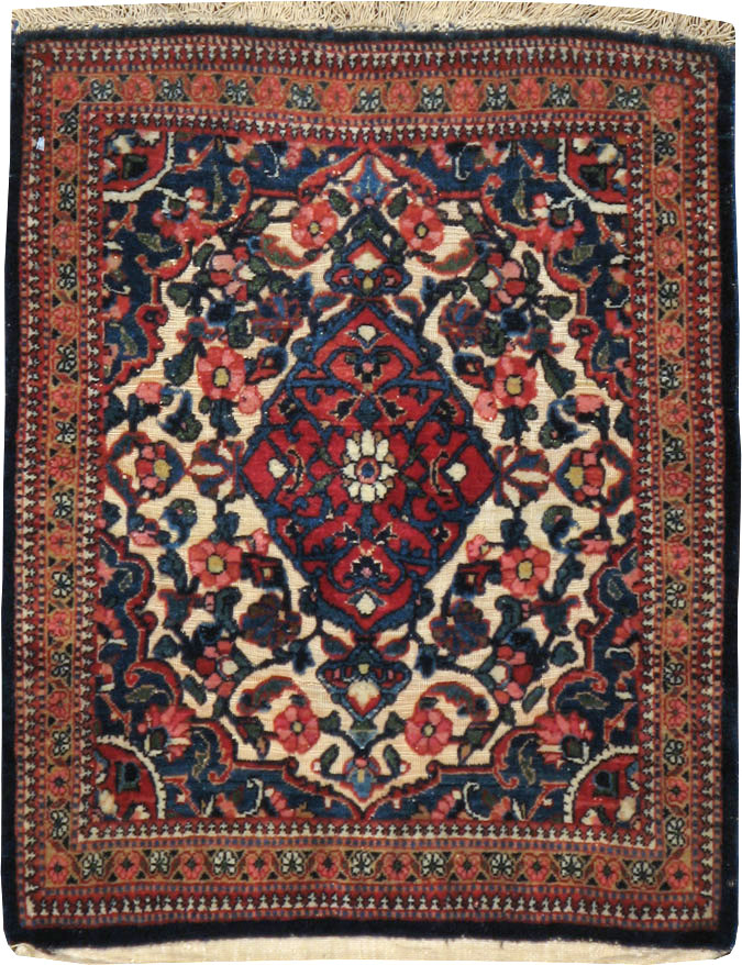 Antique Persian Souf Kashan Rug (Pair: 1 of 2), No.23718 - Galerie Shabab