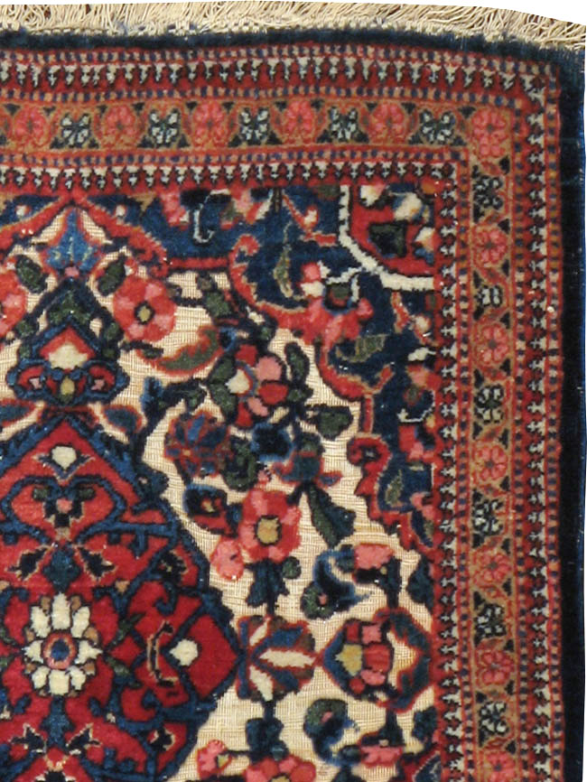 Antique Persian Souf Kashan Rug (Pair: 1 of 2), No.23718 - Galerie Shabab