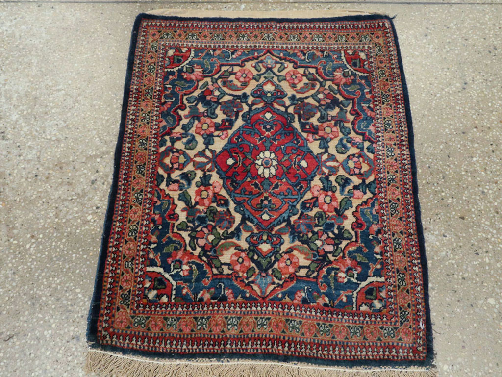 Antique Persian Souf Kashan Rug (Pair: 1 of 2), No.23718 - Galerie Shabab