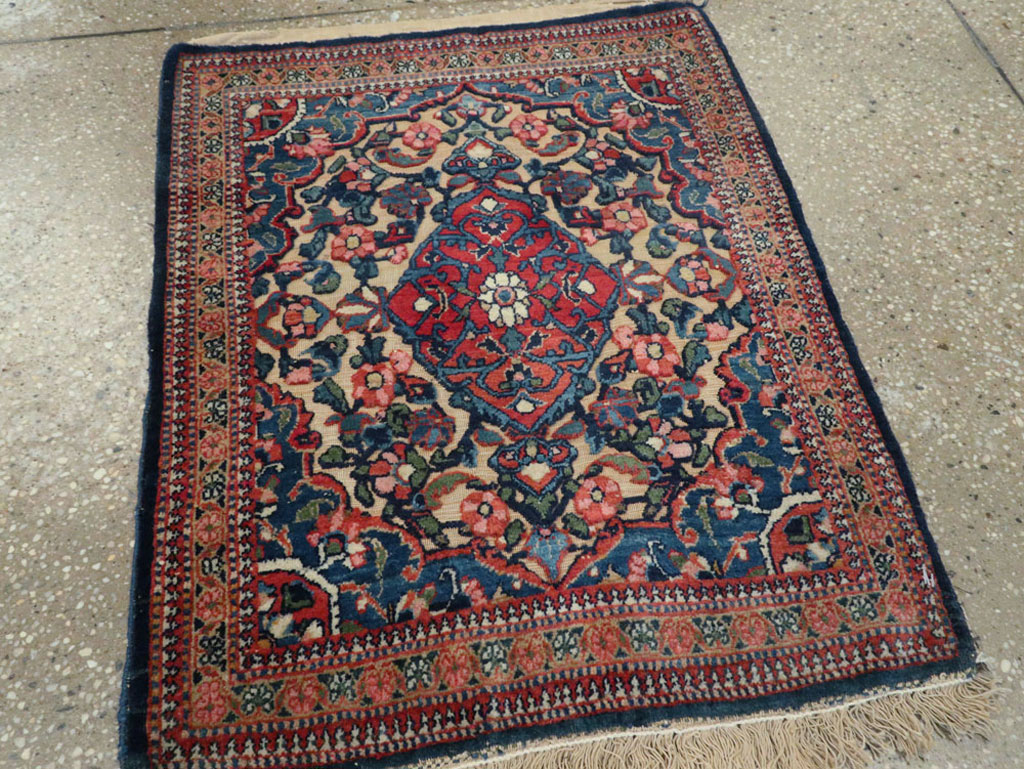 Antique Persian Souf Kashan Rug (Pair: 1 of 2), No.23718 - Galerie Shabab