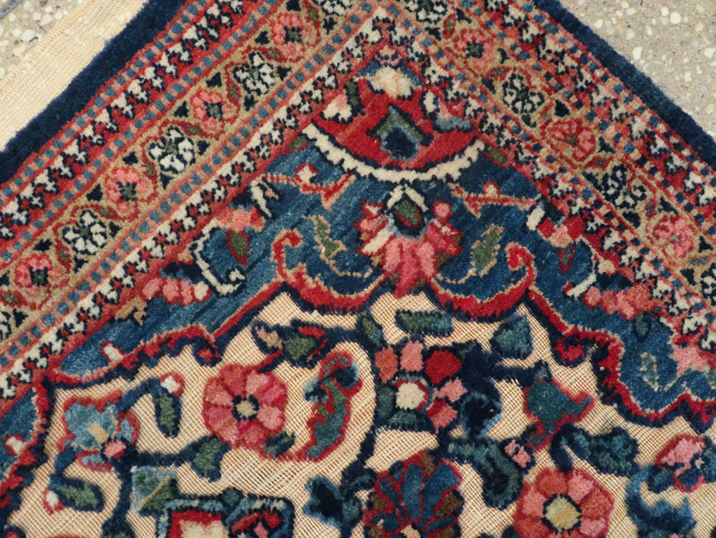 Antique Persian Souf Kashan Rug (Pair: 1 of 2), No.23718 - Galerie Shabab