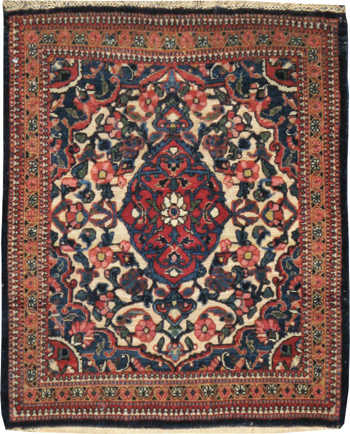 Antique Persian Souf Kashan Rug (Pair: 2 of 2), No.23719 - Galerie Shabab