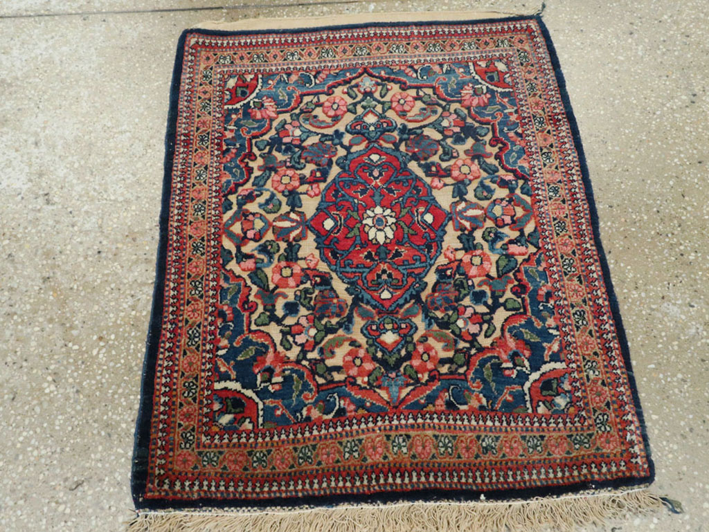 Antique Persian Souf Kashan Rug (Pair: 2 of 2), No.23719 - Galerie Shabab