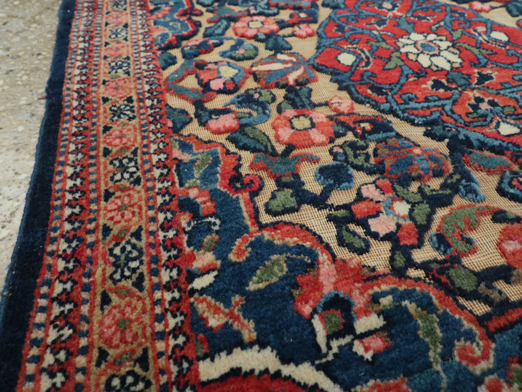 Antique Persian Souf Kashan Rug (Pair: 2 of 2), No.23719 - Galerie Shabab