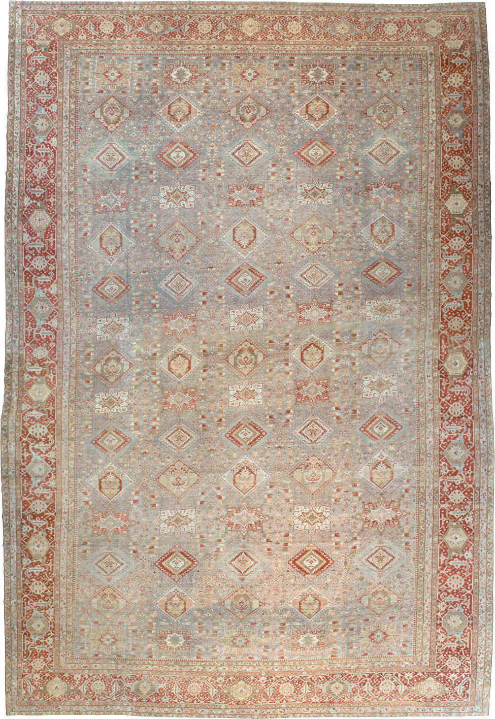 Antique Persian Karajeh Large Oversize Carpet, No.23721 - Galerie Shabab