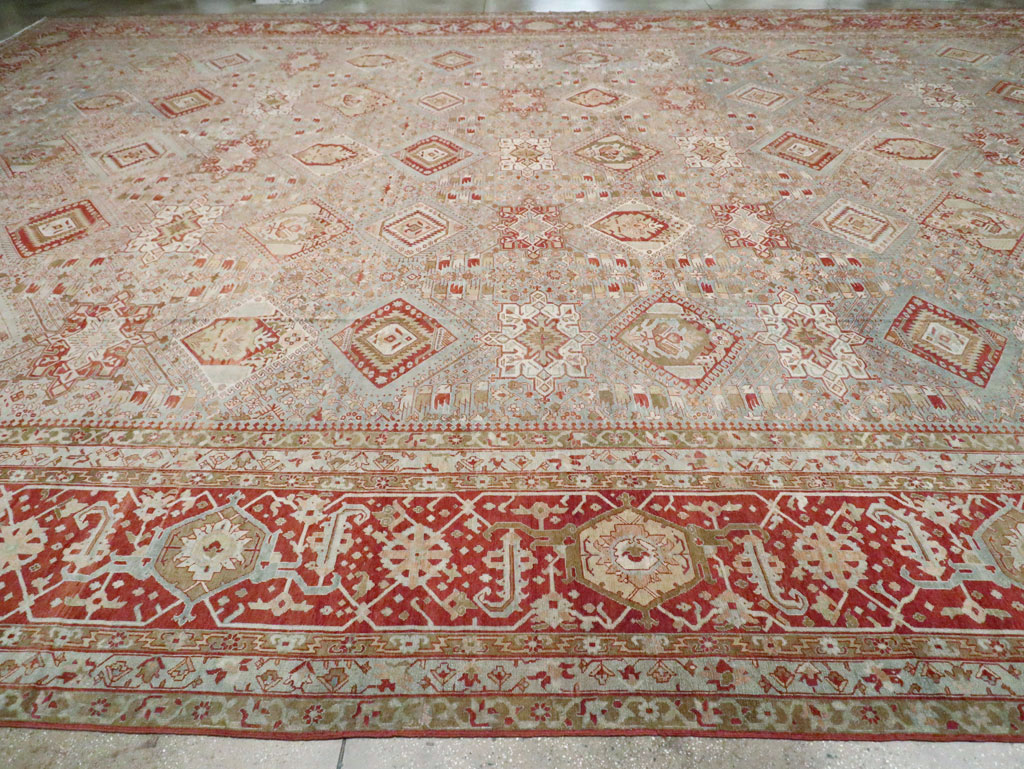 Antique Persian Karajeh Large Oversize Carpet, No.23721 - Galerie Shabab