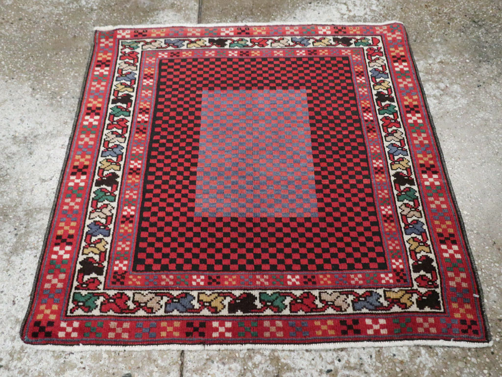 Vintage Persian Malayer Modernist Rug (Pair: 1 of 2), No.23730 - Galerie Shabab