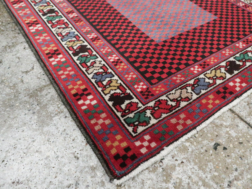 Vintage Persian Malayer Modernist Rug (Pair: 1 of 2), No.23730 - Galerie Shabab