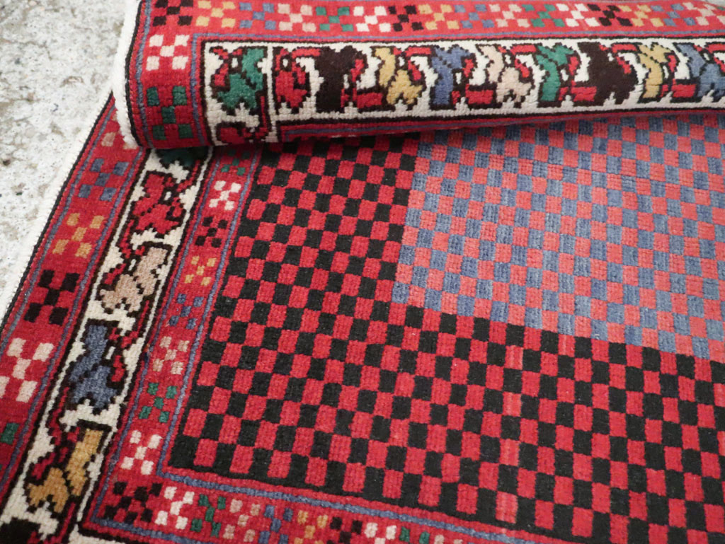 Vintage Persian Malayer Modernist Rug (Pair: 1 of 2), No.23730 - Galerie Shabab