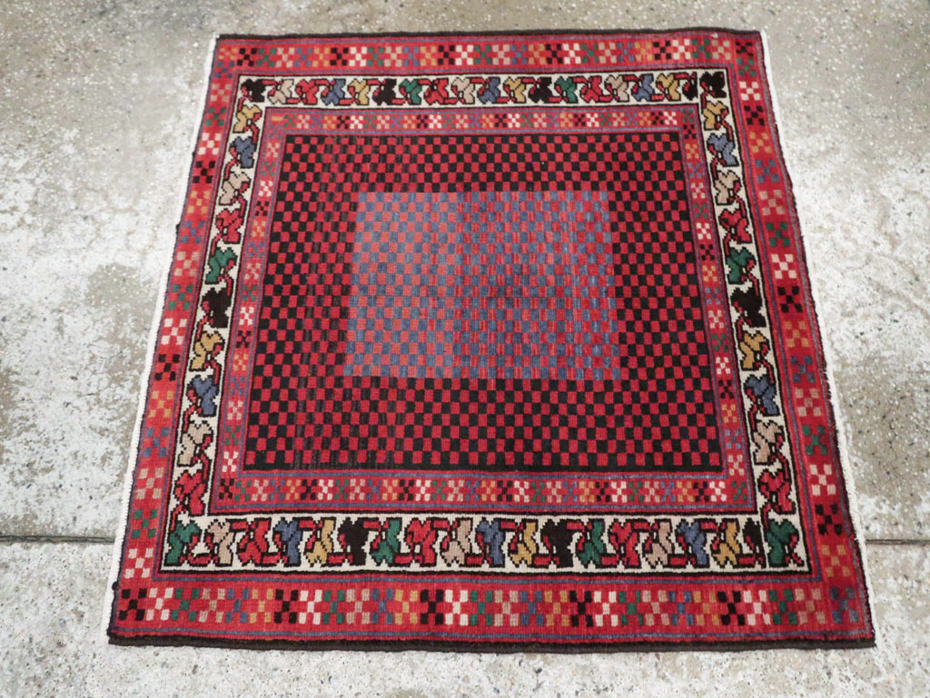 Vintage Persian Malayer Modernist Rug (Pair: 2 of 2), No.23731 - Galerie Shabab