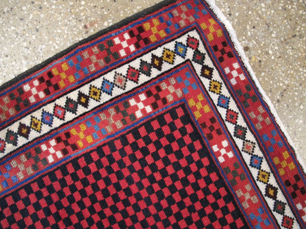 Vintage Persian Malayer Modernist Rug, No.23732 - Galerie Shabab