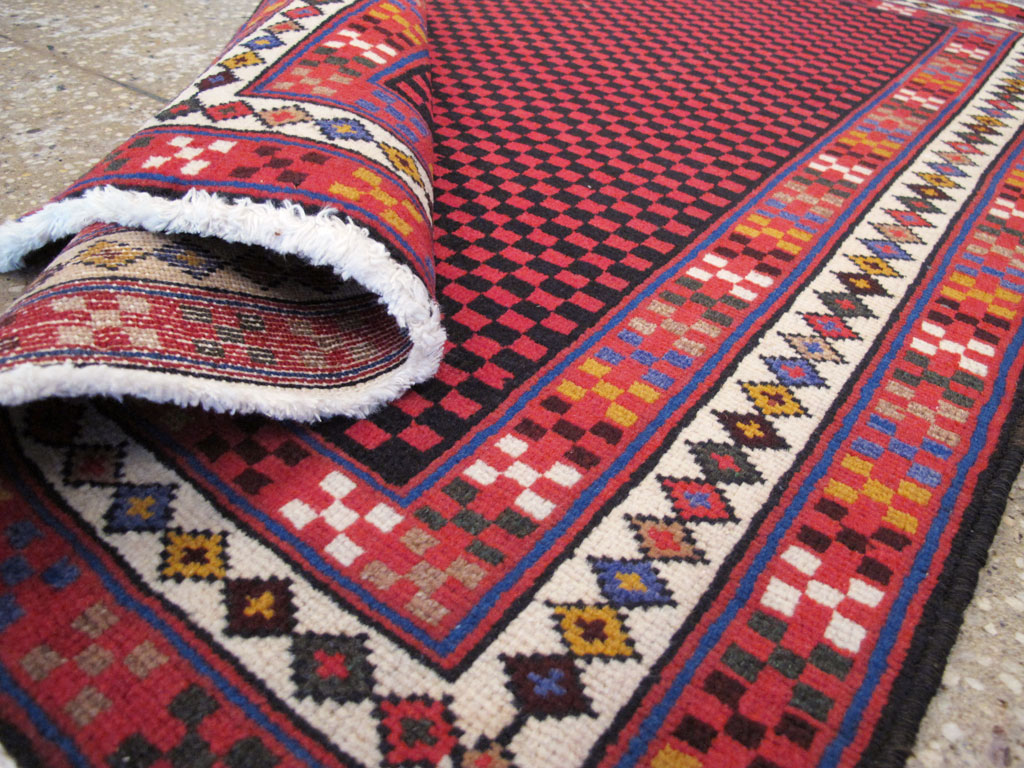 Vintage Persian Malayer Modernist Rug, No.23732 - Galerie Shabab