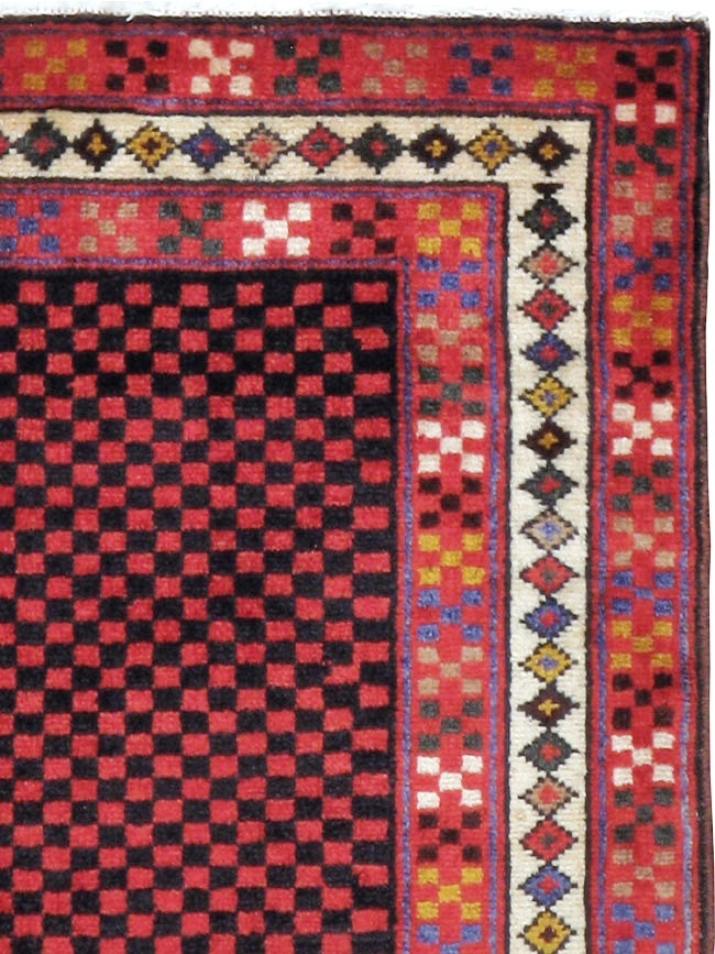 Vintage Persian Malayer Modernist Rug, No.23733 - Galerie Shabab