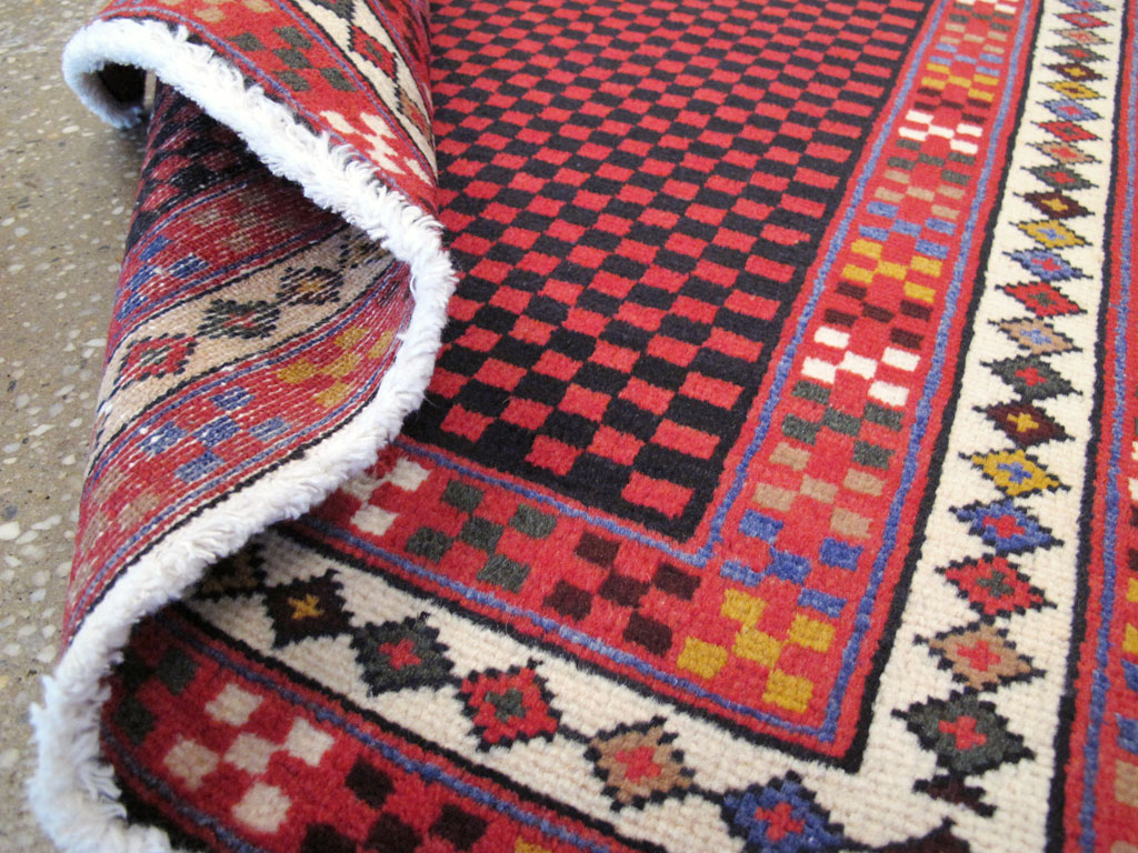 Vintage Persian Malayer Modernist Rug, No.23733 - Galerie Shabab