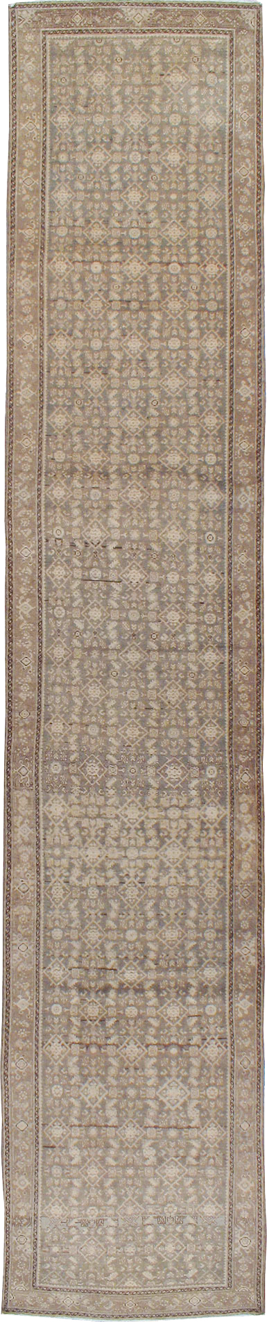 Vintage Persian Malayer Runner, No.23734 - Galerie Shabab