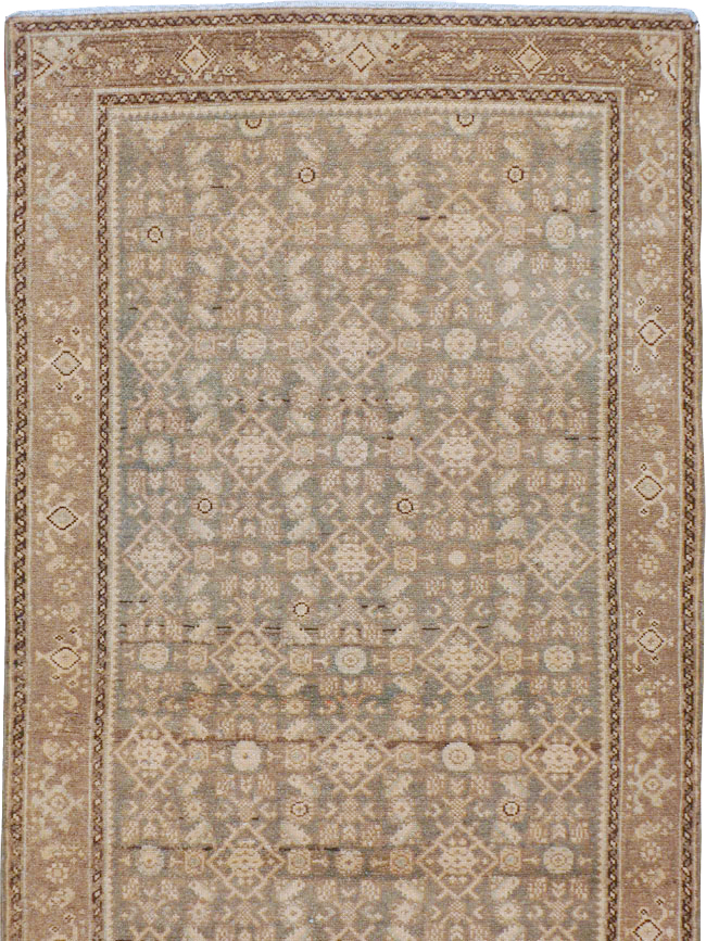 Vintage Persian Malayer Runner, No.23734 - Galerie Shabab