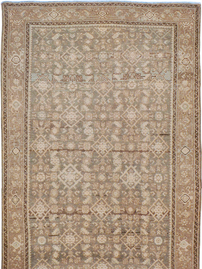 Vintage Persian Malayer Runner, No.23734 - Galerie Shabab