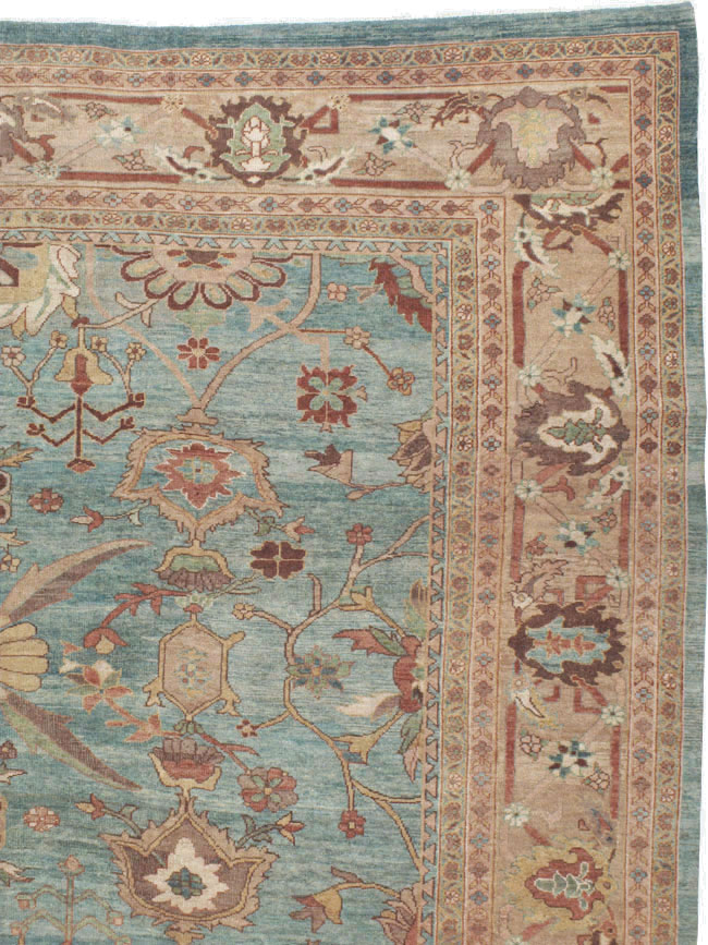 Vintage Persian Mahal Oversize Carpet, No.23745 - Galerie Shabab