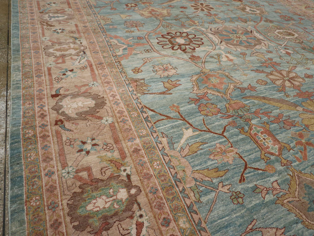 Vintage Persian Mahal Oversize Carpet, No.23745 - Galerie Shabab