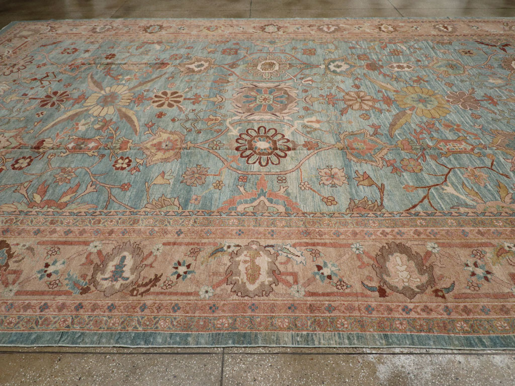 Vintage Persian Mahal Oversize Carpet, No.23745 - Galerie Shabab