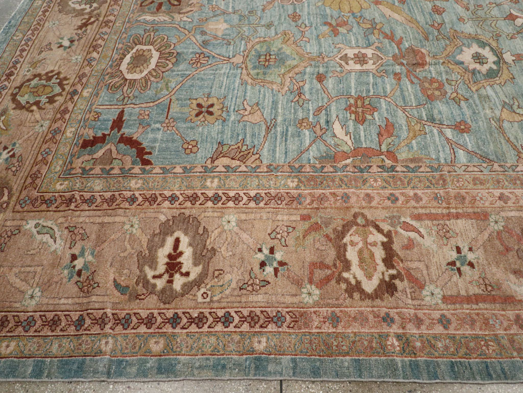 Vintage Persian Mahal Oversize Carpet, No.23745 - Galerie Shabab