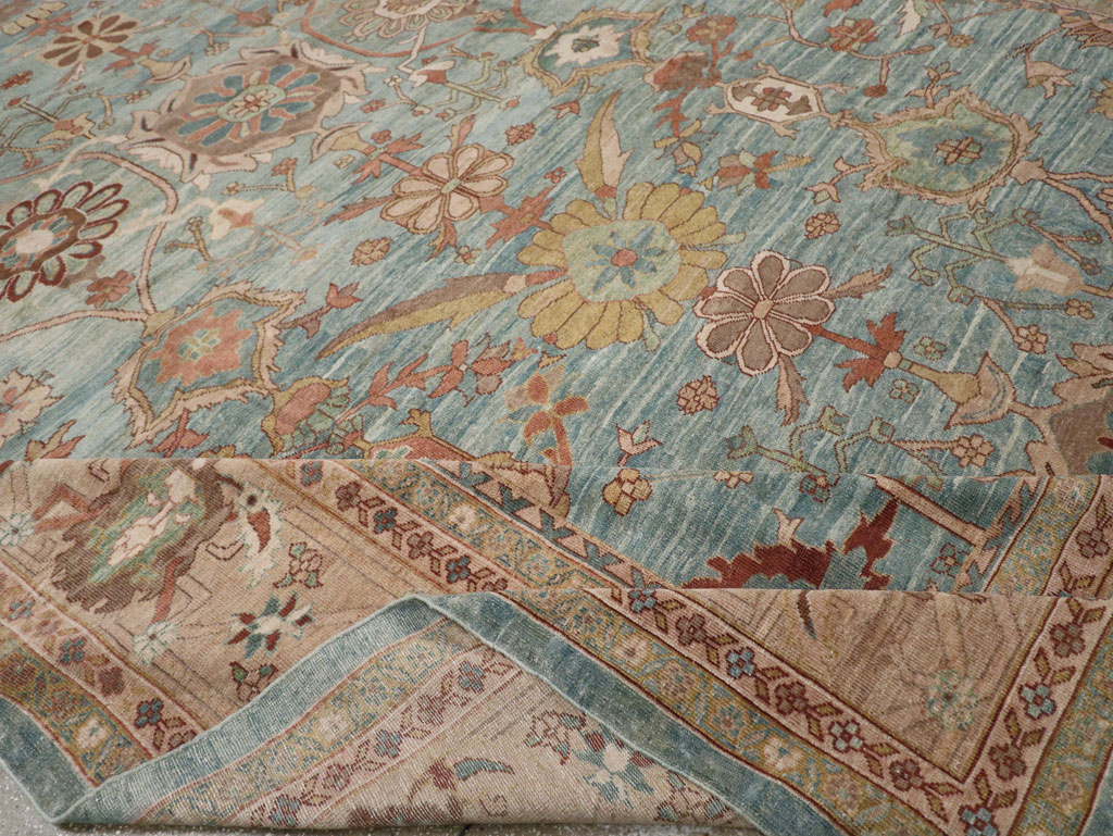 Vintage Persian Mahal Oversize Carpet, No.23745 - Galerie Shabab