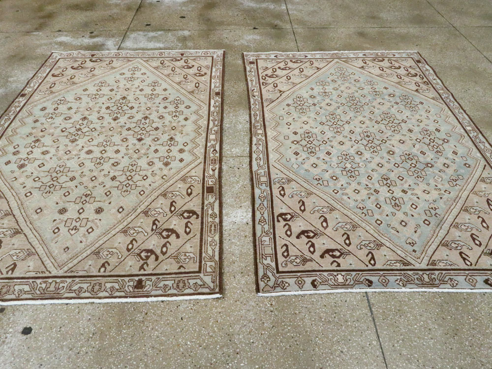 Vintage Persian Malayer Rug (Pair: 1 of 2), No.23753 - Galerie Shabab