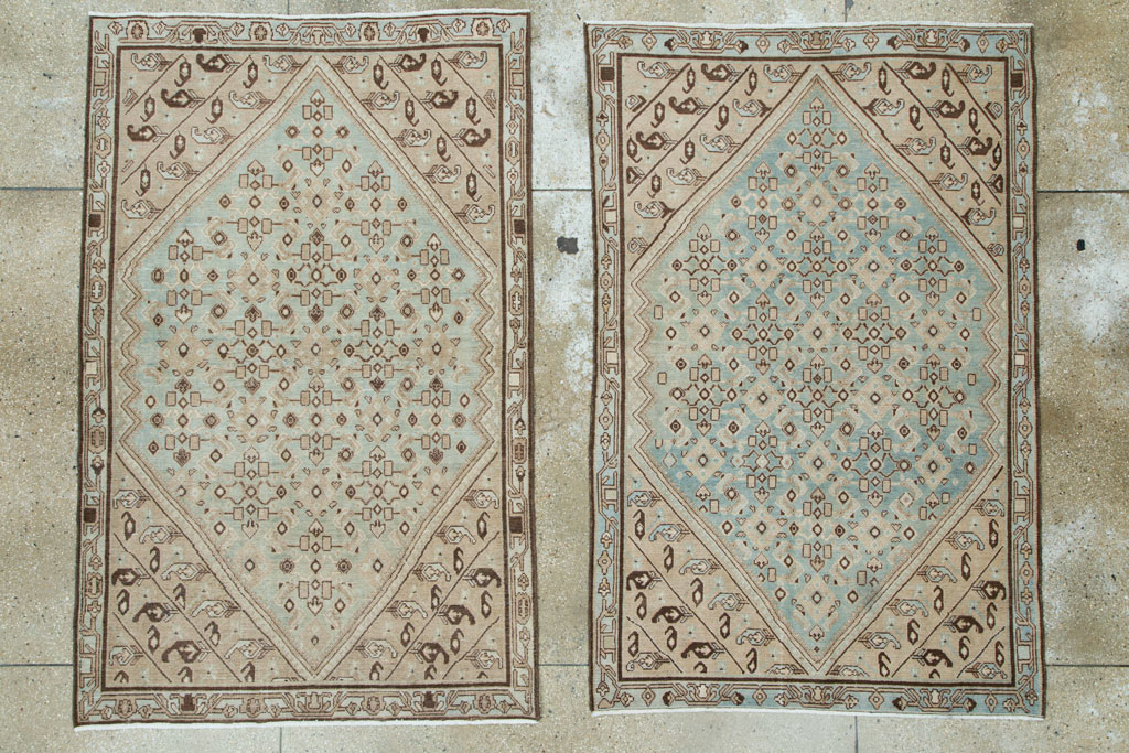 Vintage Persian Malayer Rug (Pair: 1 of 2), No.23753 - Galerie Shabab