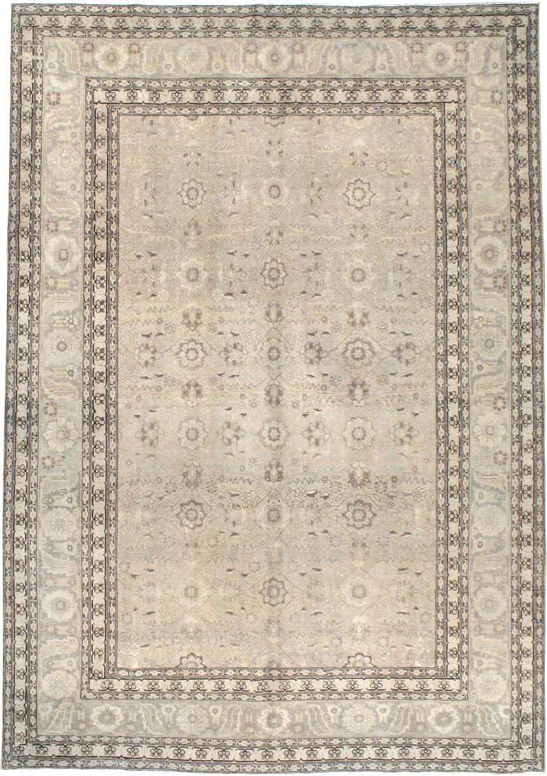Antique Persian Tabriz Carpet, No.23756 - Galerie Shabab