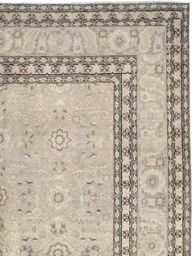 Antique Persian Tabriz Carpet, No.23756 - Galerie Shabab