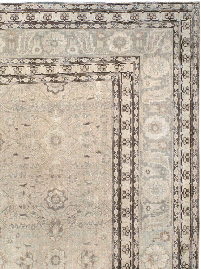 Antique Persian Tabriz Carpet, No.23756 - Galerie Shabab