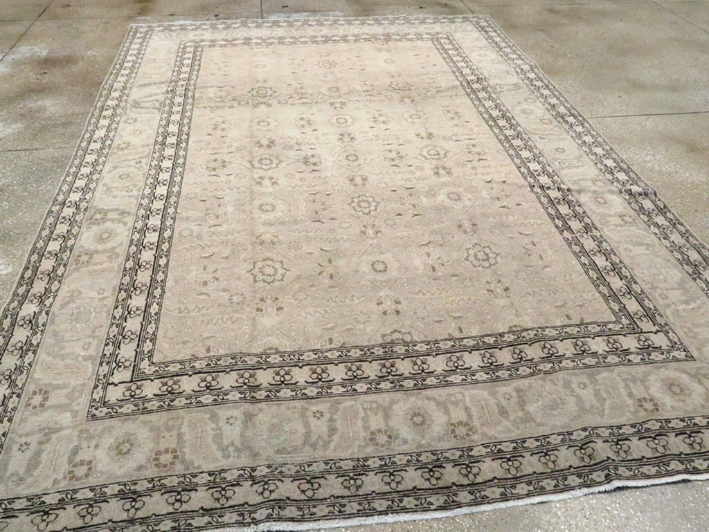 Antique Persian Tabriz Carpet, No.23756 - Galerie Shabab