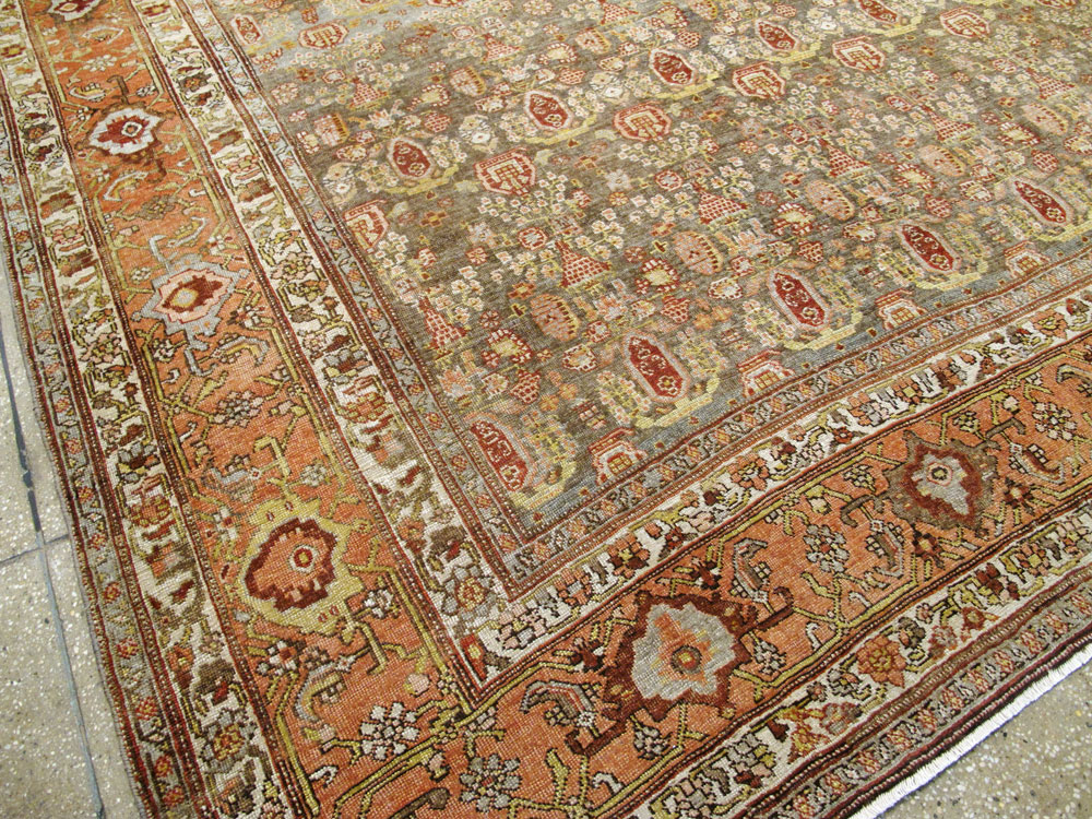Antique Persian Bidjar Carpet, No.23759 - Galerie Shabab